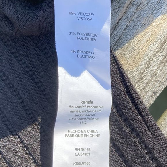 🆕 NWT - Kensie Open Back Long Sleeve Bodysuit In Black - Small - Picture 8 of 11